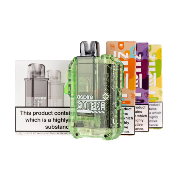 Aspire GoTek X Pod Kit Bundle - Image 2