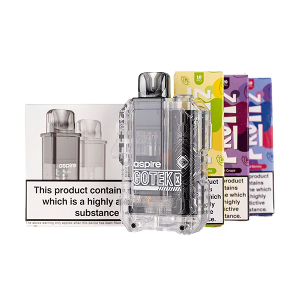 Aspire GoTek X Pod Kit Bundle - Image 9