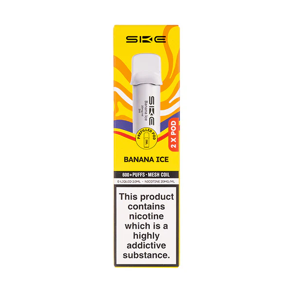 Banana Ice Crystal 600 Pro Prefilled Pods by SKE