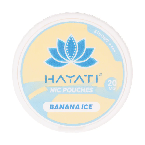 Banana Ice Nicotine Pouches by Hayati