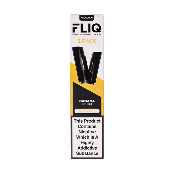 Banana Sorbet FLIQ Prefilled Pods by Avomi