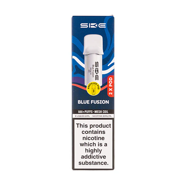 Blue Fusion Crystal 600 Pro Prefilled Pods by SKE