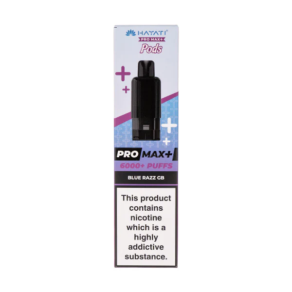 Blue Razz GB Pro Max Plus Prefilled Pod + Refill by Hayati