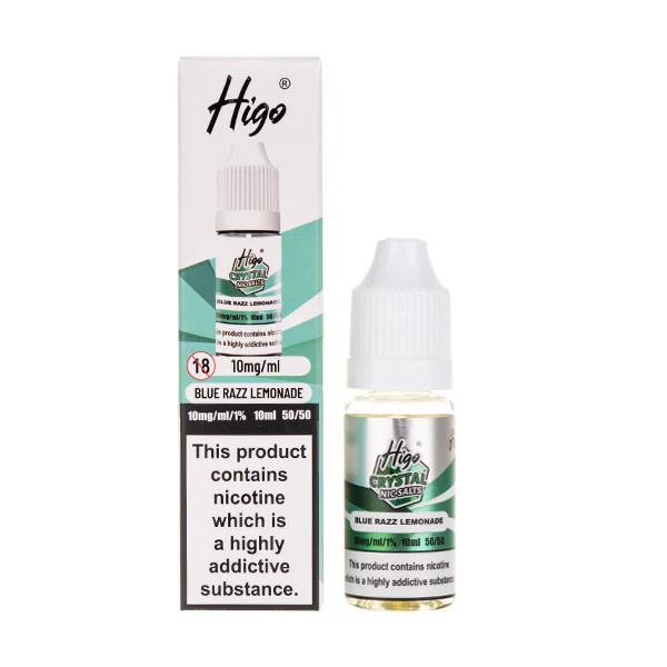 Blue Razz Lemonade Crystal Nic Salt E-liquid by Higo