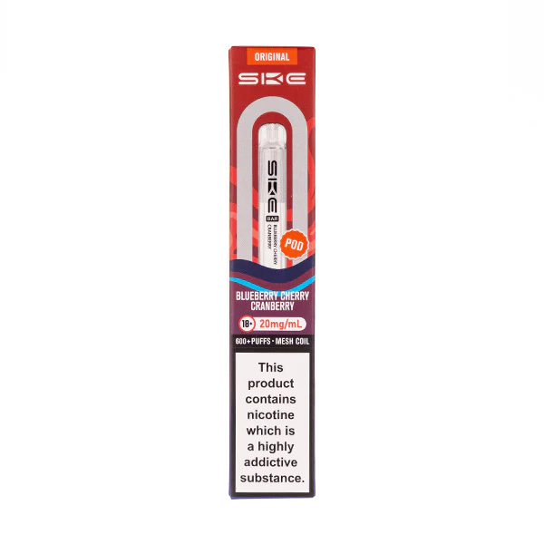 Blueberry Cherry Cranberry Crystal Bar 600 Prefilled Pod by SKE