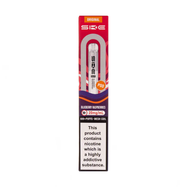 Blueberry Raspberries Crystal Bar 600 Prefilled Pod by SKE