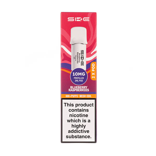 Blueberry Raspberries Crystal 600 Pro Prefilled Pods by SKE - Image 2