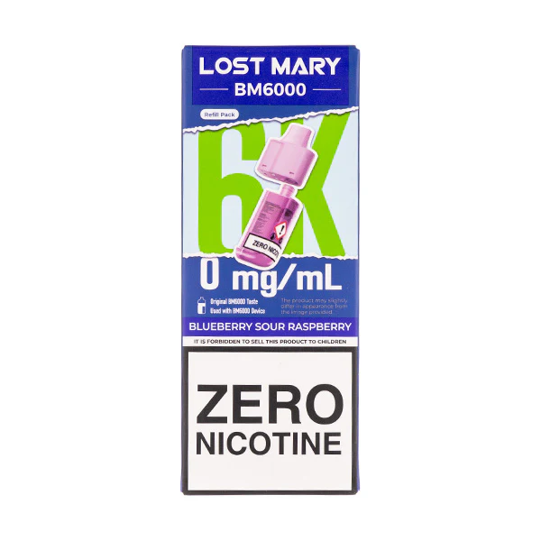 Blueberry Sour Raspberry BM6000 Prefilled Pod + Refill by Lost Mary - Image 2