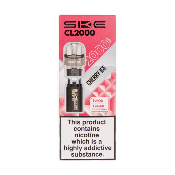 Cherry Ice CL2000 Prefilled Pod + Refill by SKE
