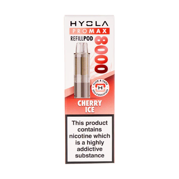 Cherry Ice Pro Max 8000 Prefilled Pod + Refill by Hyola