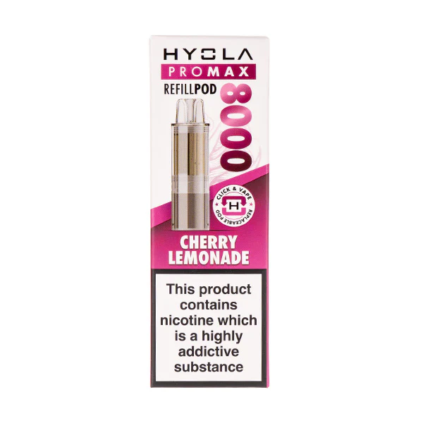 Cherry Lemonade Pro Max 8000 Prefilled Pod + Refill by Hyola