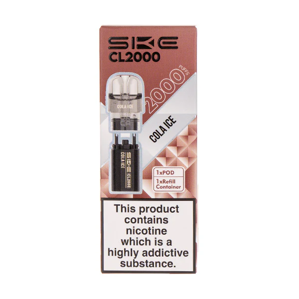 Cola Ice CL2000 Prefilled Pod + Refill by SKE