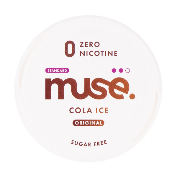 Cola Ice Zero Nicotine Pouches by Muse - Image 3