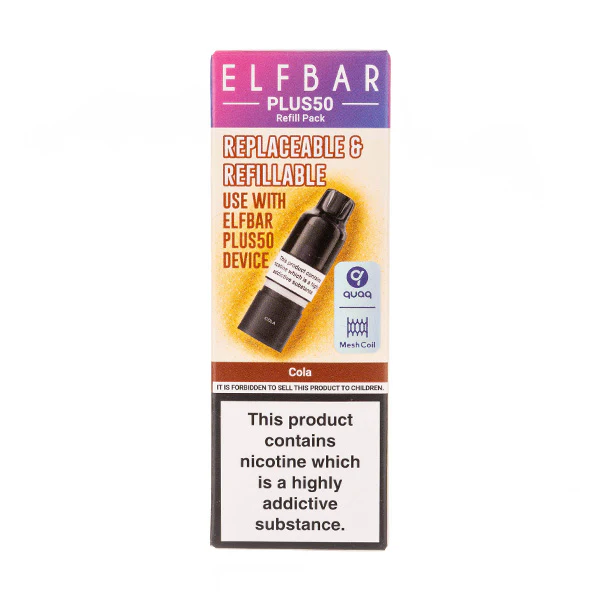 Cola Plus 50 Prefilled Pod + Refill by Elf Bar