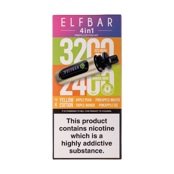 Elf Bar 4 in 1 Prefilled Pod Kit - Image 3
