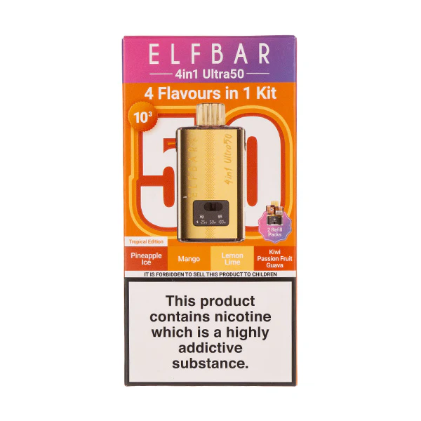 Elf Bar 4in1 Ultra 50 Prefilled Pod Kit - Image 11