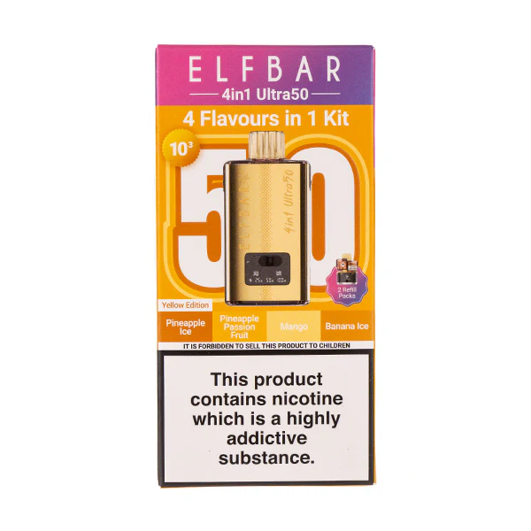 Elf Bar 4in1 Ultra 50 Prefilled Pod Kit - Image 12