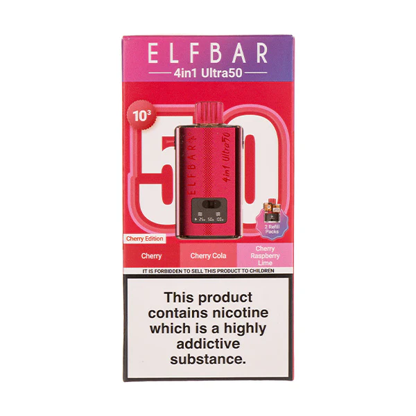 Elf Bar 4in1 Ultra 50 Prefilled Pod Kit - Image 5