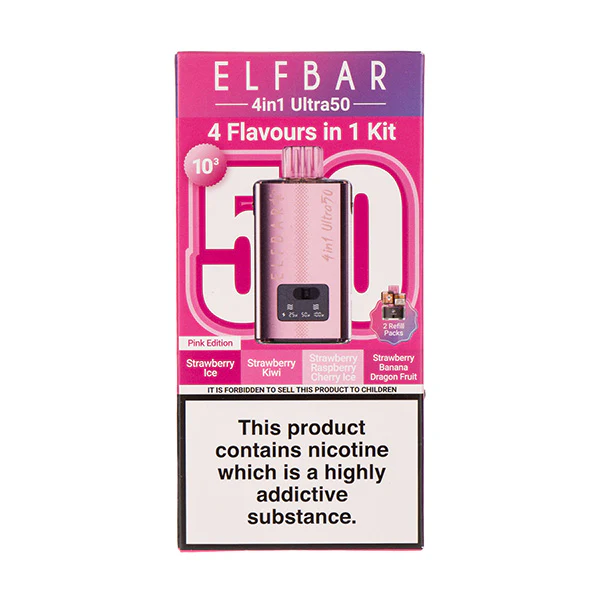 Elf Bar 4in1 Ultra 50 Prefilled Pod Kit - Image 7