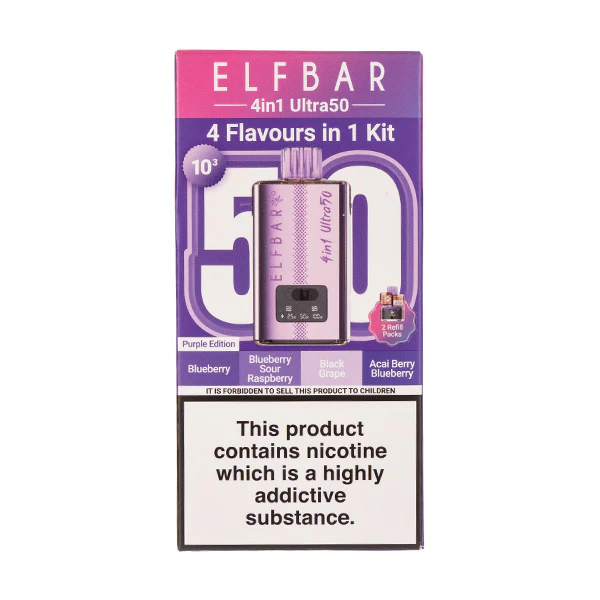 Elf Bar 4in1 Ultra 50 Prefilled Pod Kit - Image 8