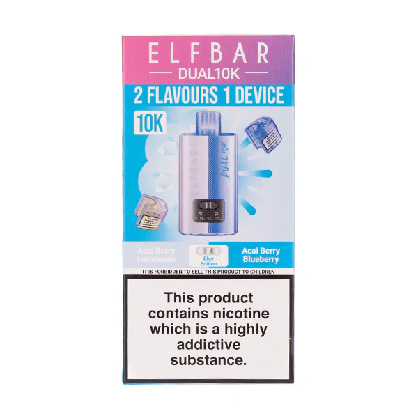 Elf Bar Dual 10k Prefilled Pod Vape Kit - Image 3