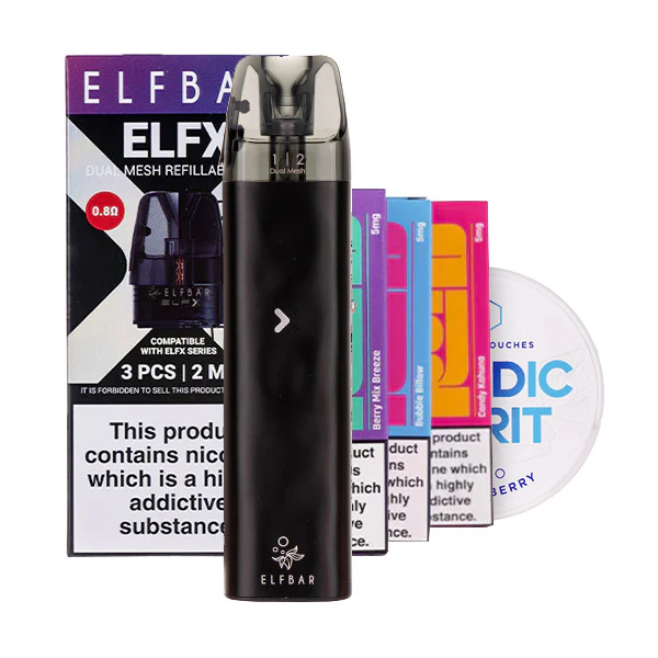 Elf Bar ELFX Mini Vape Kit & Nicotine Pouch Bundle