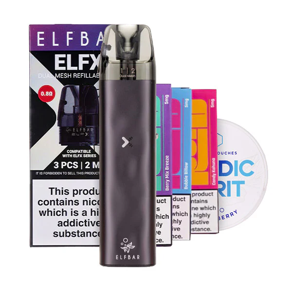 Elf Bar ELFX Mini Vape Kit & Nicotine Pouch Bundle - Image 3