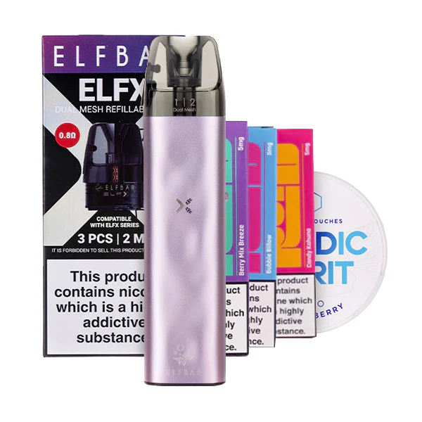 Elf Bar ELFX Mini Vape Kit & Nicotine Pouch Bundle - Image 4