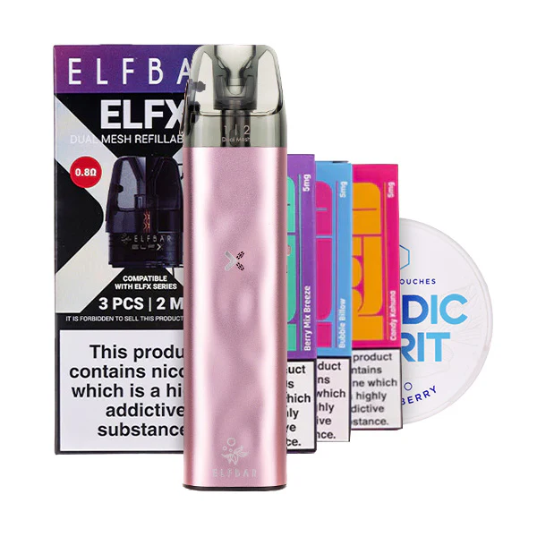 Elf Bar ELFX Mini Vape Kit & Nicotine Pouch Bundle - Image 6