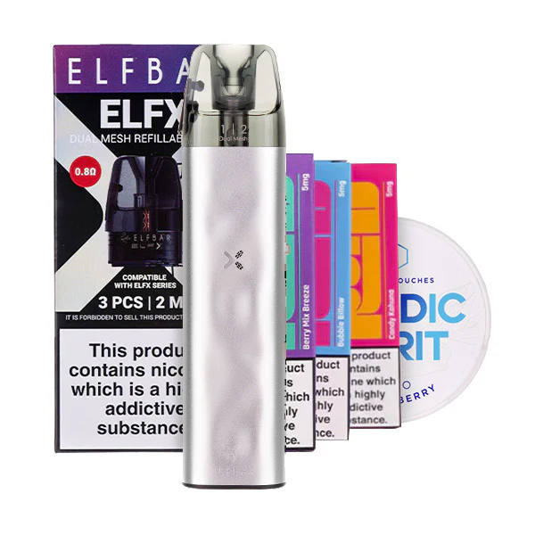 Elf Bar ELFX Mini Vape Kit & Nicotine Pouch Bundle - Image 7