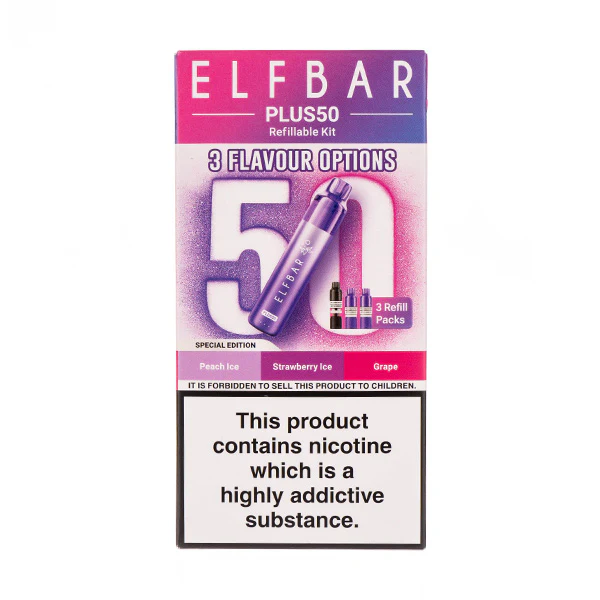 Elf Bar Plus 50 Prefilled Pod Kit - Image 14