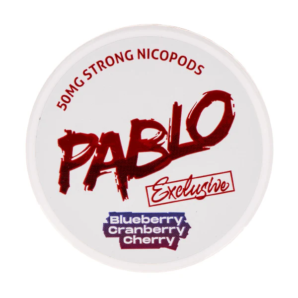 Exclusive Blueberry Cherry Cranberry Nicotine Pouches by Pablo