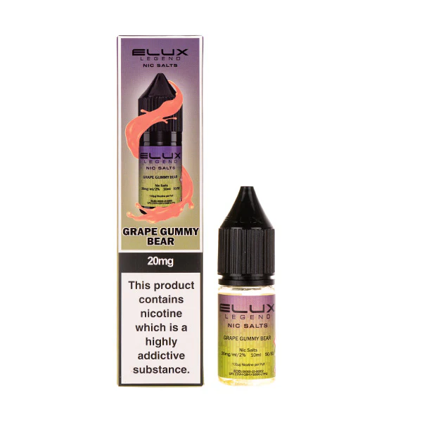 Grape Gummy Bear Nic Salt E-Liquid by Elux Legend