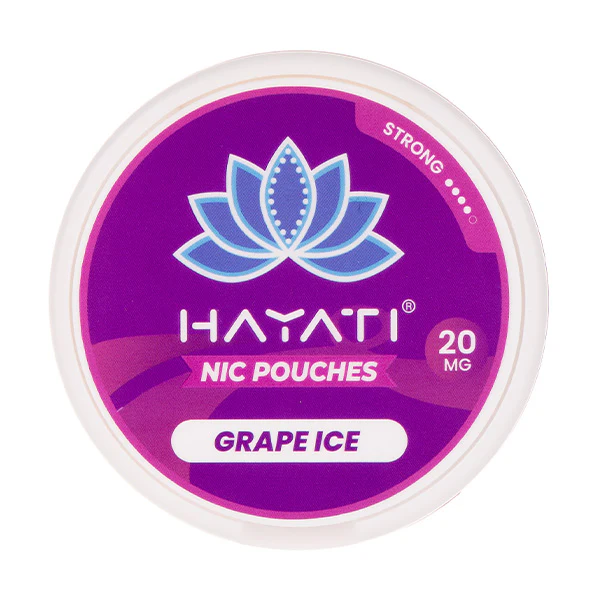 Grape Ice Nicotine Pouches by Hayati