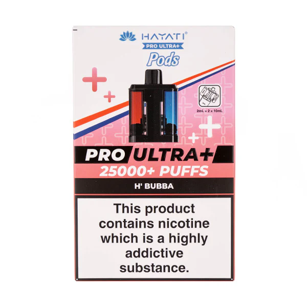 H'Bubba Pro Ultra Plus 25k Prefilled Pod + Refill by Hayati