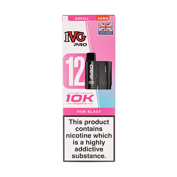 Hub Blast Pro 12 Prefilled Pod + Refill by IVG