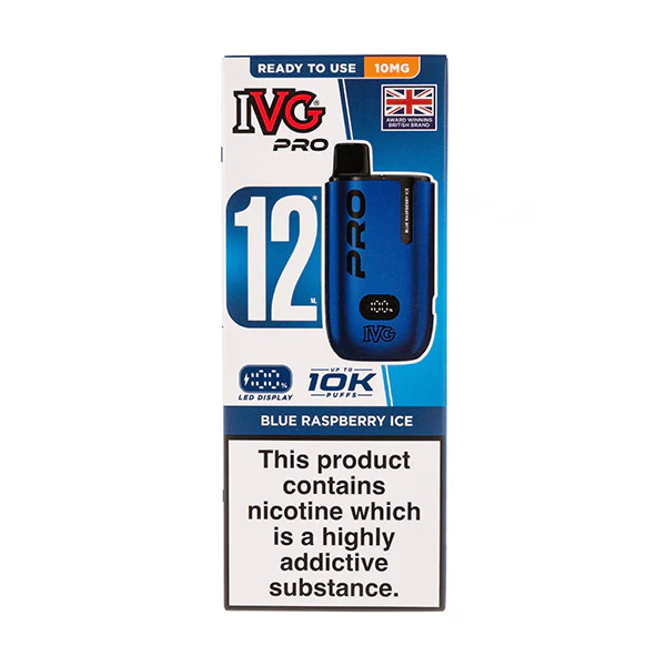 IVG Pro 12 10K Prefilled Pod Vape Kit (10mg) - Image 3