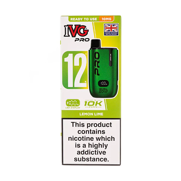 IVG Pro 12 10K Prefilled Pod Vape Kit (10mg) - Image 5