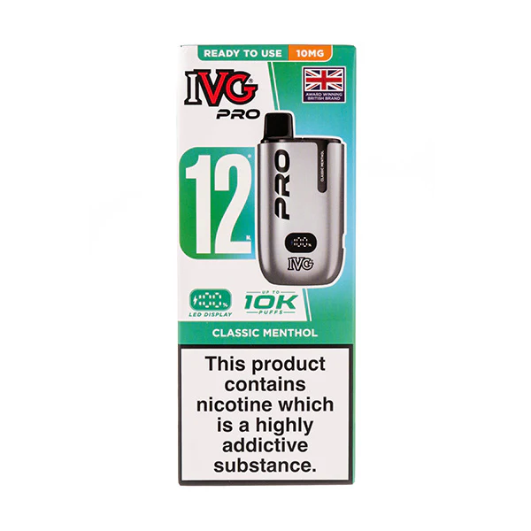 IVG Pro 12 10K Prefilled Pod Vape Kit (10mg) - Image 7