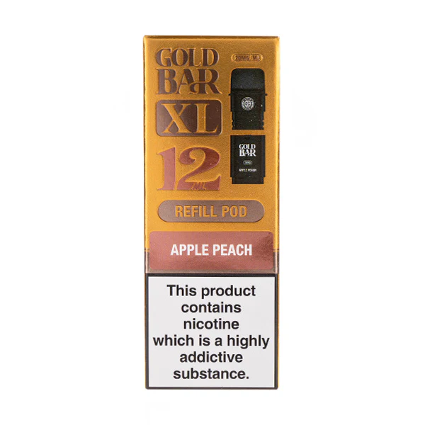 Apple Peach XL Prefilled Pod + Refill by Gold Bar