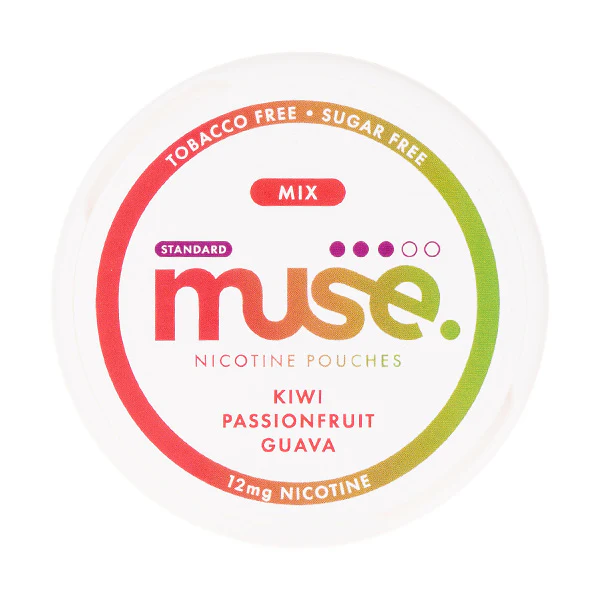 Kiwi Passionfruit Guava Nicotine Pouches by Muse - Image 3