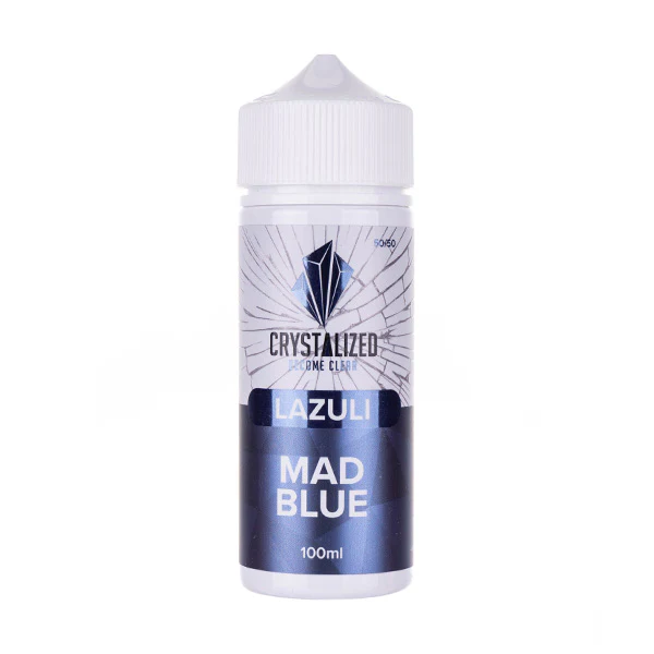 Lazuli Mad Blue 100ml (50/50) Shortfill E-Liquid by Crystalized