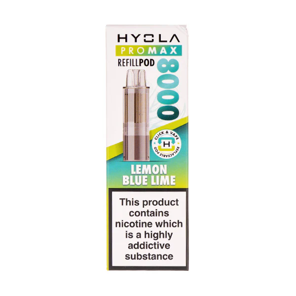 Lemon Blue Lime Pro Max 8000 Prefilled Pod + Refill by Hyola