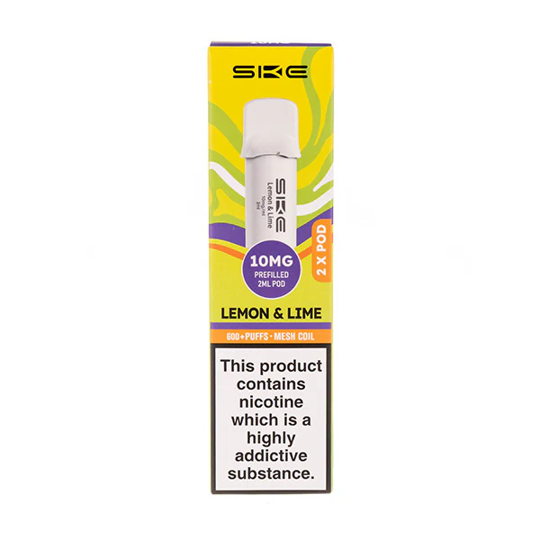 Lemon Lime Crystal 600 Pro Prefilled Pods by SKE - Image 2
