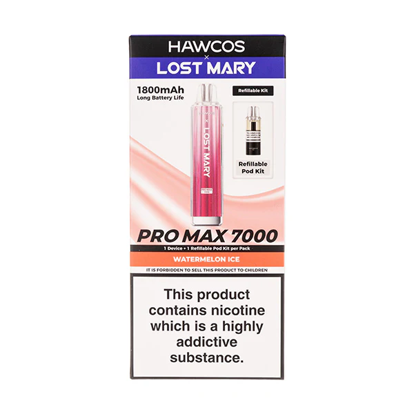 Hawcos x Lost Mary Pro Max 7000 Prefilled Pod Kit - Image 13