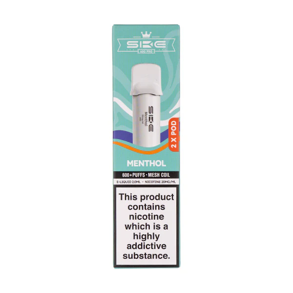 Menthol Crystal 600 Pro Prefilled Pods by SKE