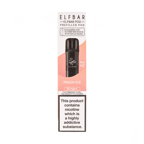 Peach Ice Elf Bar 600 Prefilled Pods