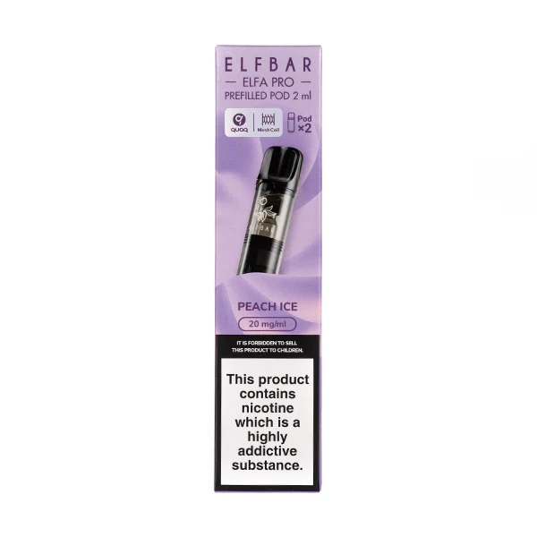 Peach Ice Elfa Pro Prefilled Pods by Elf Bar