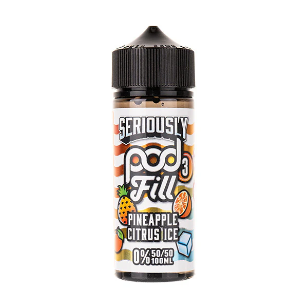 Pineapple Citrus Ice 100ml (50/50) Shortfill by Seriously Pod Fill 3
