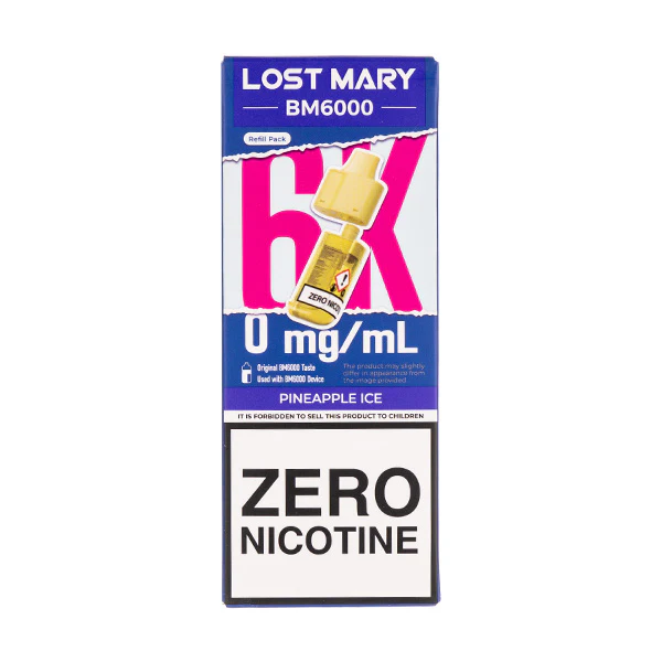 Pineapple Ice BM6000 Prefilled Pod + Refill by Lost Mary - Image 3